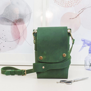 Genuine Leather Barber Scissor Holster Professional Hair Stylist <b>Tool</b> Bag Adjustable Waist Belt <b>Shear</b> Pouch LBSH-0001 - Product Image 1