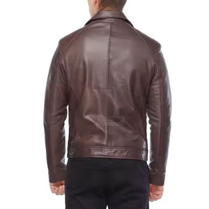 Vestes en cuir pour hommes à prix avantageux, haute qualité, nouvelle collection hiver, couleur personnalisée, logo sur le devant, respirantes, style décontracté - Product Image 3