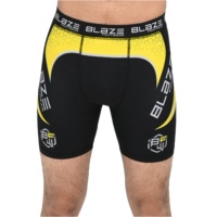 Shorts de compression Blaze Fight Wear personnalisés par sublimation, taille mi-haute, élastiques, imperméables, respirants, écologiques, pour la course, le BJJ et l'entraînement