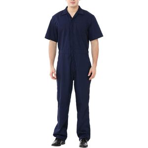 Conjunto de ropa de trabajo de tamaño regular de mono de manga corta para hombre 2025 - Product Image 6