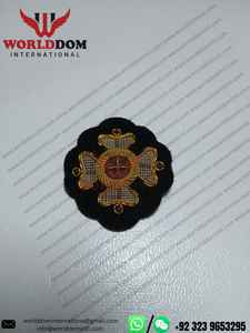 Insignias Bordadas a Mano con Hilo Metálico para Clubes, Insignias para Blazers, Tamaño Personalizado con Servicio OEM Disponible - Product Image 3