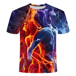 T-shirt Streetwear imprimé graphique coupe oversize en coton – Design graphique personnalisé - Product Image 2
