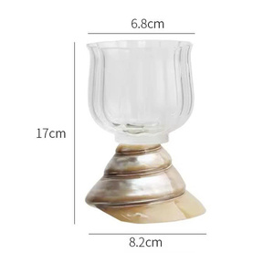 New Product 2026 Seashell Martini Glasses Shell Wine Glasses Wedding Bridesmaid Gift Birthday Gift Bachelorette Party Best Price - Product Image 1