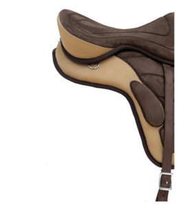 Silla de Montar Freemax sin Montura para Caballo, Beige Marrón, Ligera, Flexible, Ajustable, Cómoda, para Entrenamiento - Product Image 4