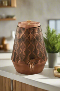 Unicorn Handicrafts Premium 99.5% Pure Copper Eco-friendly Modern Handmade <b>Water</b> <b>Dispenser</b> Cooler <b>Office</b> Home Hotel Restaurant - Product Image 1