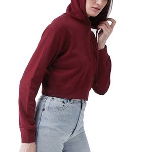 Meilleures ventes Sweatshirts à capuche pour femmes Logo uni personnalisé Pull à cordon Street Wear Sweats à capuche à prix très bas - Product Image 5