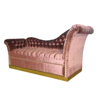 Sofá Cama Chesterfield Moderno con Cajón de Almacenamiento, Sofá de Madera de Caoba de Lujo para Sala de Estar, Sofá Cama con Cama Extraíble para Apartamento