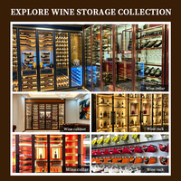 Diseño Gratuito, Soporte para Proyectos Personalizados, Vinoteca de Lujo, Mueble Exhibidor de Vinos, Vitrinas para Vinos, Muebles Modulares Personalizados