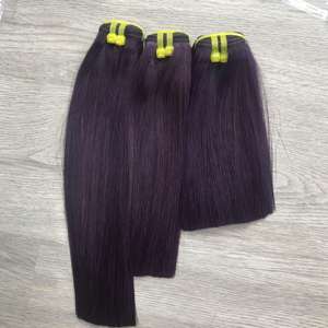 Extensiones de cabello vietnamita humano crudo de la MEJOR calidad Color uva hueso recto Super doble trama dibujada precio al por mayor - Product Image 6