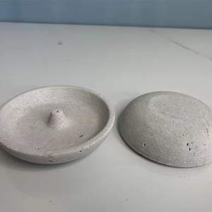 Porta Incienso de Travertino Natural Personalizado, Quemador de Incienso de Mármol, Decoración para el Hogar, Porta Incienso Esférico Religioso - Product Image 4