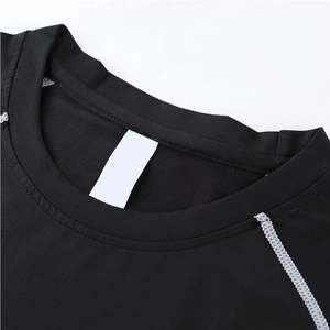 Men <b>Long</b> <b>Sleeve</b> Compression Shirt <b>Black</b> Quick Dry Spandex/Nylon 220g Seamless Fusing Sportswear Full <b>Sleeve</b> Fitness <b>Gym</b> <b>Top</b> - Product Image 2