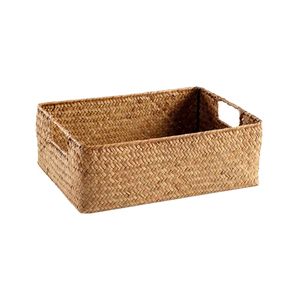 Premium Handmade <b>Rectangular</b> Rattan <b>Basket</b> for Home Decoration Retail Presentation and Export Markets - Product Image 2