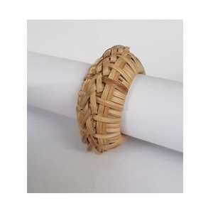 Lot de 12 Anneaux de Serviette Carrés en Rotin Moderne, Écologiques, Durables, Texturés, Décoratifs pour Mariage, Vente en Gros ELEGANT GALLERY - Product Image 4