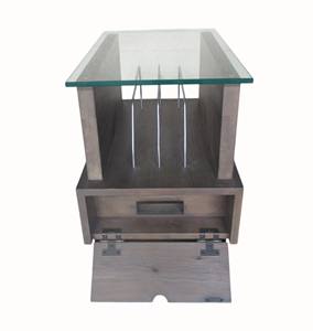 เก้าอี้ข้างเตียงดีไซน์ทันสมัยจากไม้ป็อปลาร์ สำหรับห้องนั่งเล่น ห้องนอน ทรงกลม สไตล์โมเดิร์น - Product Image 6