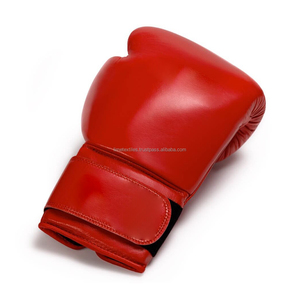 ราคาขายส่ง คุณภาพสูง ดีไซน์สวย ไม่มีการตัดเย็บแบบ boxing  ถุงมือชกมวยแท้ สำหรับการต่อสู้ การฝึกซ้อม และการฝึกสปาร์ริง  หนังแท้ ปิดด้วยแถบตีนตุ๊กแก - Product Image 3