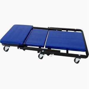 Asiento de mecánico 2 en 1 convertible en taburete rodante y de taller, capacidad de 300 lb, estructura de acero plegable, fabricante vietnamita GAPGAR033 - Product Image 2