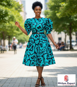 Tela de Algodón con Estampado Africano de Primera Calidad, Inspirada en la Cultura Tradicional Nigeriana, Vibrante Textil de Moda Ankara para Vestidos y Manualidades - Product Image 2
