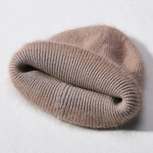 Manufacture Winter <b>Wool</b> Knitted Mohair <b>Beanie</b> Private Label Quality Customized Logo Mohair <b>Beanie</b> in Different Colors - Product Image 3