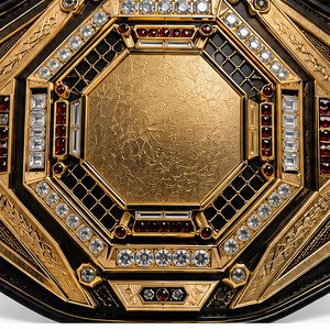 Ceinture de championnat unisexe personnalisée en quartz rose pour équipes, lutte, boxe, MMA, avec plaques métalliques, logo personnalisé, OEM, 2,2 m, 50 mm, droite - Product Image 6