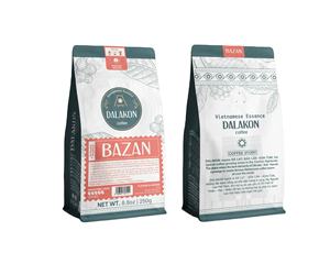 Dalakon Bazan 250g Grano entero Tostado francés Liberica Premium Bold Café vietnamita Bebida matutina Embalado en bolsa - Product Image 2