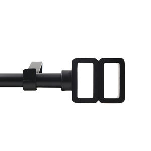 Barra de Cortina Moderna con Adornos y Soportes de Pared, Longitud Personalizable para Decoración de Ventanas - Product Image 1