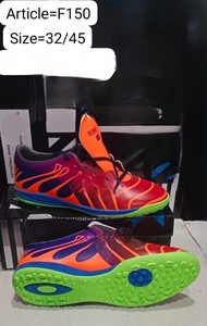 Chaussures de football pour hommes, couleur personnalisée, doublure en mesh, tige en PU, semelle en caoutchouc antidérapante, lacets, chaussures d'entraînement - Product Image 1