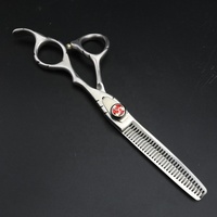 Ciseaux de coiffure professionnels 6.0 pouces en acier inoxydable allemand J2 de haute qualité pour salon et usage domestique