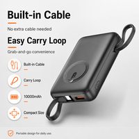 Batterie externe 10000 mAh avec logo personnalisé, pack de batterie compact 10000 mAh, vente en gros, fourniture d'usine pour les acheteurs de téléphones portables en voyage et en extérieur, nouveauté