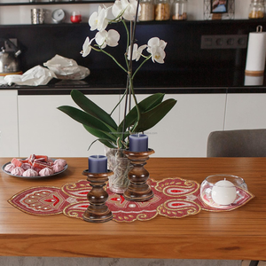 Juego de 2 Portavelas de Madera Rústica, Hechos a Mano, de Madera Natural, para Decoración de Mesa y Chimenea del Hogar - Product Image 4