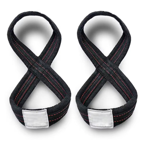 Correas de Levantamiento de Pesas de Algodón para Hombre, Cierre de Hebilla Antideslizante, Alta Elasticidad, Portátiles, Personalizables, para Entrenamiento en Gimnasio, Crossfit y Levantamiento de Pesas - Product Image 5
