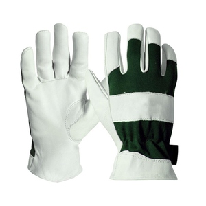 Gants de travail en cuir de vachette grainé de haute qualité, nouveau design, protection industrielle robuste pour la construction - Product Image 5