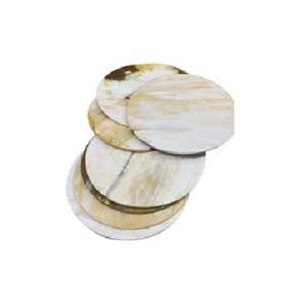 Posavasos y Alfombrillas de Cuerno de Búfalo Natural Hechos a Mano al por Mayor, Modernos, Redondos, Ecológicos, para Cocina, Sublimables - Product Image 1