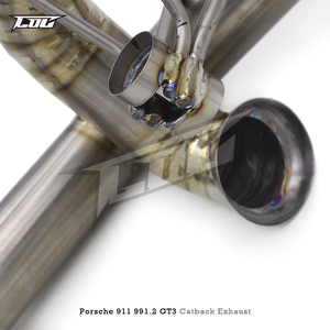 Tuyaux d'échappement Catback en titane OBM pour 991/991.2 4.0 2015-2018, système d'échappement droit pour voiture de sport - Product Image 3