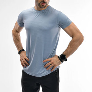 Camiseta Deportiva de Verano de Alta Calidad, Corte Regular, 100% Algodón, Cuello Redondo, Transpirable, Ecológica, Compresible, Lisa - Product Image 5