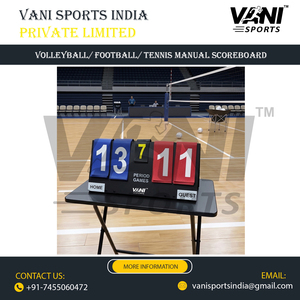 Tableau de score portable manuel multi-sports, tableau de score à bascule pour volley-ball, football, tennis, sports de table, enregistreur de scores - Product Image 2
