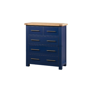 Modern Design Eco-Friendly <b>Tall</b> Boy <b>Cabinet</b> Wooden Dresser with 5 Drawers Bedroom Furniture Vietnamese Supplier - Product Image 1