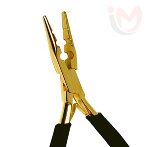 Nano <b>Micro</b> Pliers Stainless Steel Professional Hair <b>Extension</b> Crimping Tool Home Use IMANS ENTERPRISES IE-HX-0162 - Product Image 2