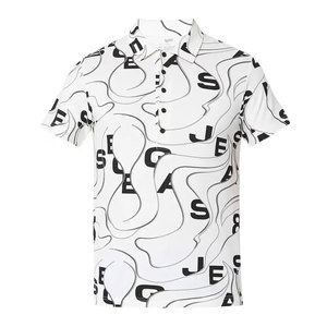Men's Short Sleeve for <b>Shirt</b> <b>Striped</b> Pattern Front Logo Knitted Polyester Quick Dry Casual Color Blocked Regular Fit - Product Image 6
