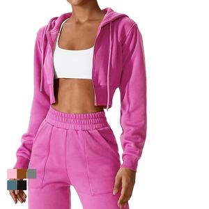 Sweat-shirt à capuche zippé unisexe surdimensionné en molleton bouclette 100% coton, avec logo personnalisé, brodé, effet délavé et poche à carreaux - Product Image 5