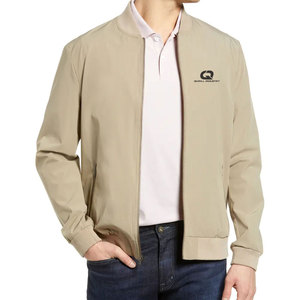 Blouson d'hiver décontracté pour homme à col montant, en nylon, avec fermeture éclair, doublure intérieure douce, coutures robustes, qualité durable - Product Image 3