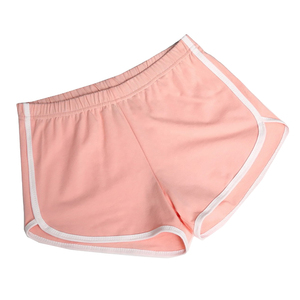 Shorts en coton pour femmes, taille haute, jambes larges, cordon de serrage, taille élastique, coupe ample, volants, shorts décontractés d'été avec poches - Product Image 1