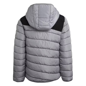 Hot Sale Custom Hooded Puffer Down <b>Jacket</b> Color Blocking Fashion Wear Casual Outerwear Coat Regular Fit Windproof Filled Coat - Product Image 4
