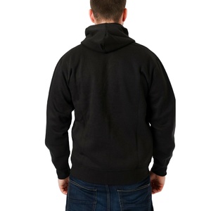 Sweats à capuche zippés sport pour hommes à la mode en polaire 100% coton solide Muscle Fit conception personnalisée sérigraphie de logo pour teint uni - Product Image 3