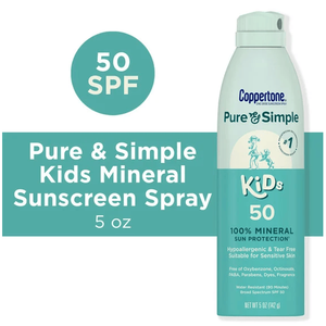 Coppertone ครีมกันแดดแบบสเปรย์สำหรับเด็ก SPF 50สำหรับการปกป้องผิวของทารก - Product Image 1