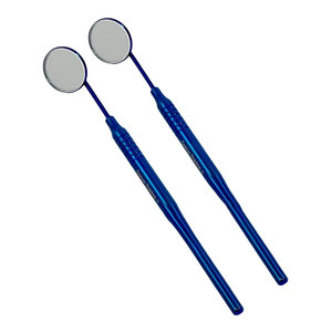 Miroir dentaire manuel de haute qualité homologué CE, ensemble d'instruments dentaires 2 pièces avec poignée, miroir d'hygiène dentaire Apto Enterprises AE-6018 Classe I - Product Image 1