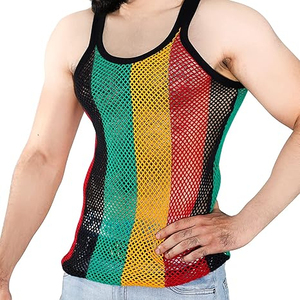 Wholesale Low Price <b>Men</b> Tank Top Breathable Mesh Fitness <b>Singlet</b> Custom Logo Design Low MOQ New Design Vest <b>For</b> Online Sale - Product Image 3