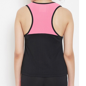 Hot Sale Breathable Spandex/Cotton Quick Dry Eco-Friendly Short Women Tank Top-Solid Color High Quality Customizable - Product Image 5
