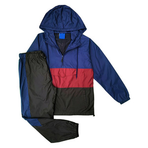Ensemble de veste softshell pour homme, à blocs de couleur, résistante à l'eau, coupe-vent à capuche, vêtements d'extérieur, coupe régulière, toutes saisons - Product Image 2