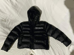 Chaqueta de Plumón Cálida para Hombre, Diseño Grueso con Capucha y Cintas Decorativas, Gran Venta - Product Image 1