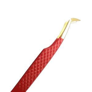 Pince à épiler de précision haute performance en acier inoxydable à pointe lisse, origine Pakistan, modèle 830, personnalisable pour les professionnels de salon - Product Image 2